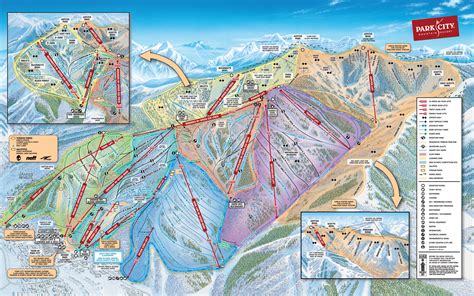 Park City mountain resort ski map