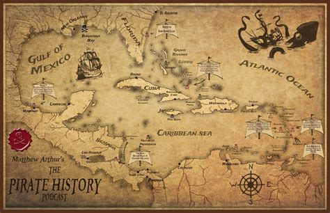 Pirate Of The Caribbean Map