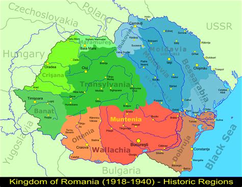 MAP Romania In Map Of Europe