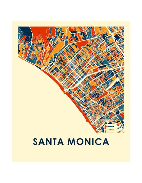 Map of Santa Monica, California