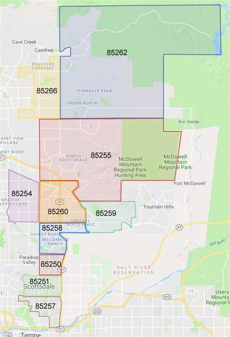 MAP Scottsdale Map