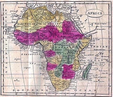 A map of Africa