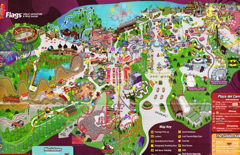 Six Flags Great Adventure Map