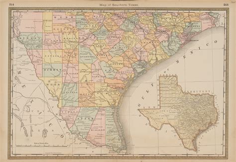 MAP South Texas Map With Counties