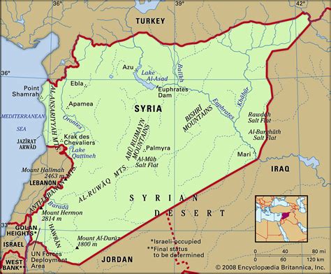 Map of Syria