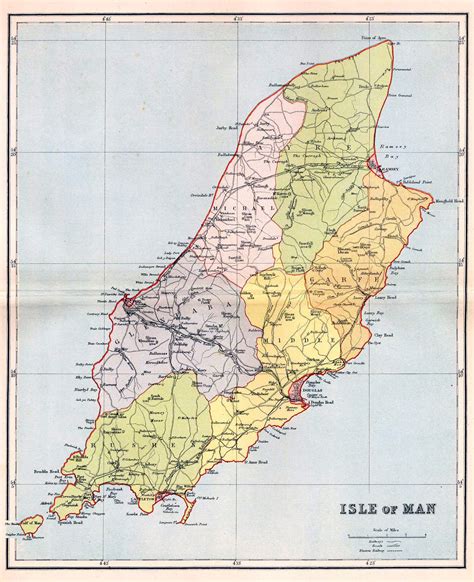 The Isle of Man Map