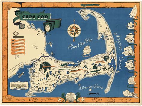 MAP Towns On Cape Cod Map