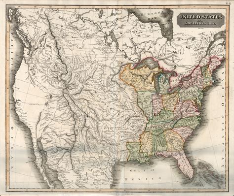 Map of United States in 1820