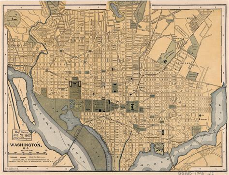 Map of Washington DC