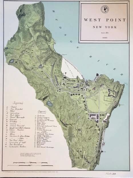 Map of West Point