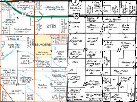 Illustration of a Plat Map