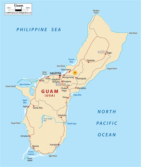 Guam Map