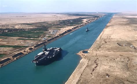 Map of the Suez Canal