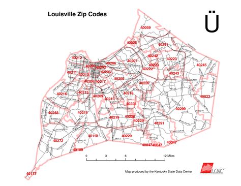 MAP Zip Code Map Of Louisville Ky