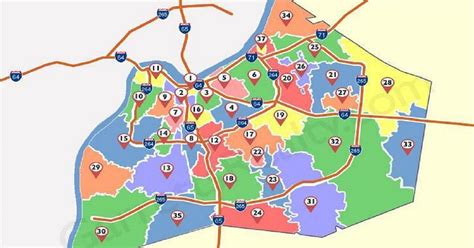 MAP Zip Code Map Of Louisville Ky