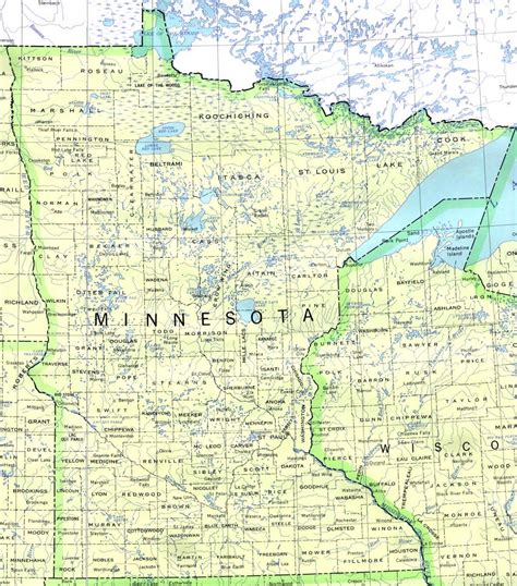 Minnesota Zip Code Map
