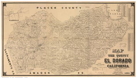 Map Of El Dorado County