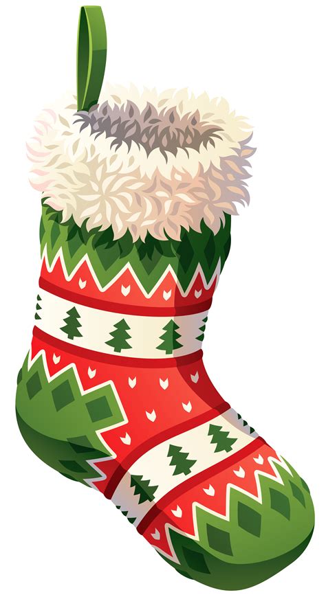 History of Christmas Stocking Clipart