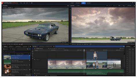 HitFilm Express interface