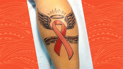 HIV/Aids/Hemophilia Ribbon My Other Tats Pinterest