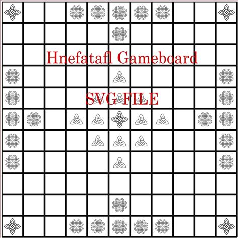 Hnefatafl Hnefatafl Printable Spreadsheet