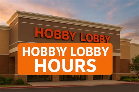 Hobby Lobby Hours
