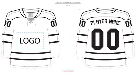 Hockey Jersey Printable