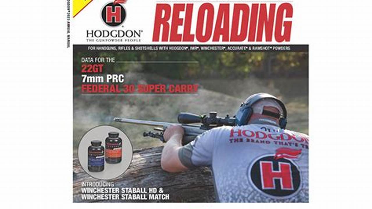 Hodgdon Reloading Manual 2025 Pdf