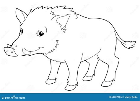 Hog Coloring Page