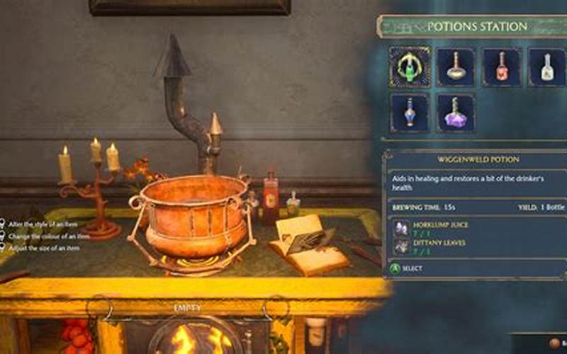 Hogwarts Legacy Potion Ingredients