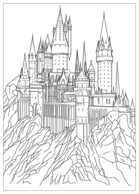 Hogwarts Coloring Pages