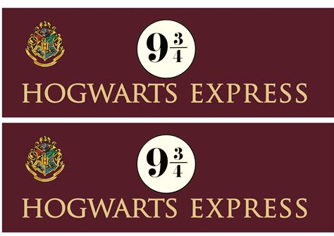 Hogwarts Express Sign Printable