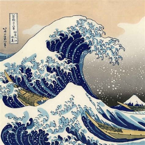 Seni lukis saite karya Hokusai