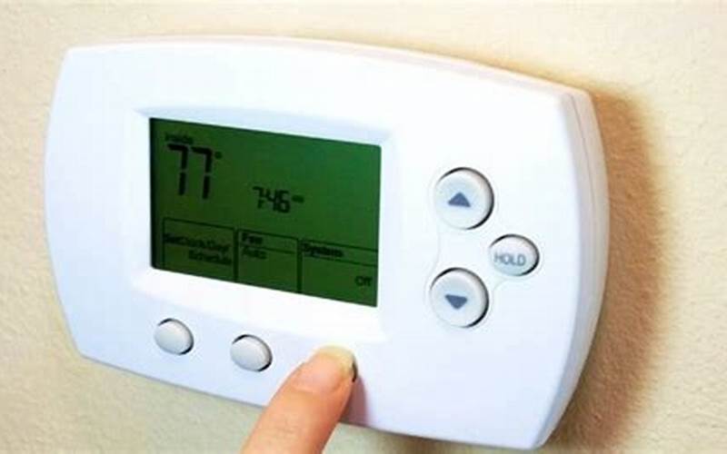 Hold Button On Thermostat