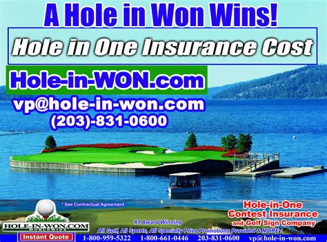 Hole in One Insurance Cost
