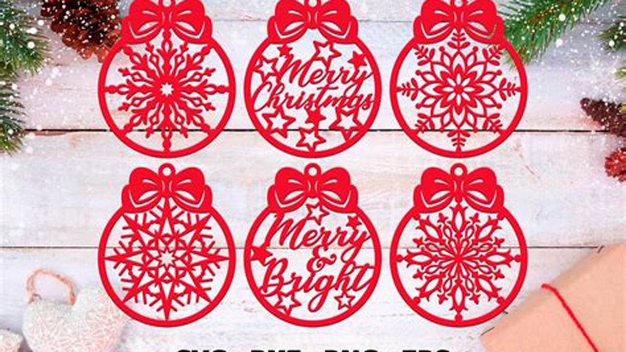 Holiday Decorations, Free SVG Cut Files