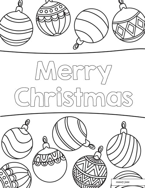 Holiday Coloring Pages Printable