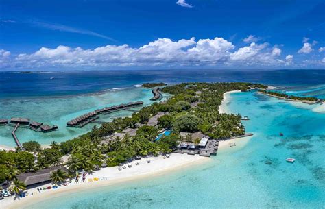 Holiday Island Resort & Spa Maldives Aerial View