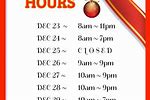 Holiday Store Hours
