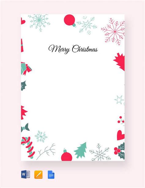 Holiday Templates For Word Free