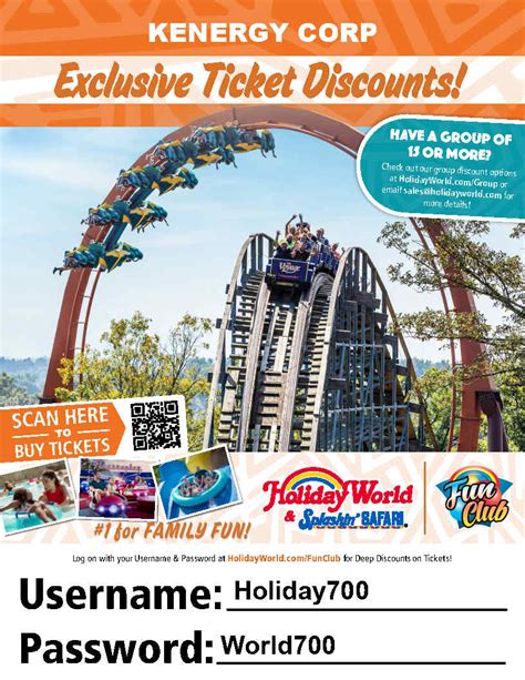Holiday World Tickets