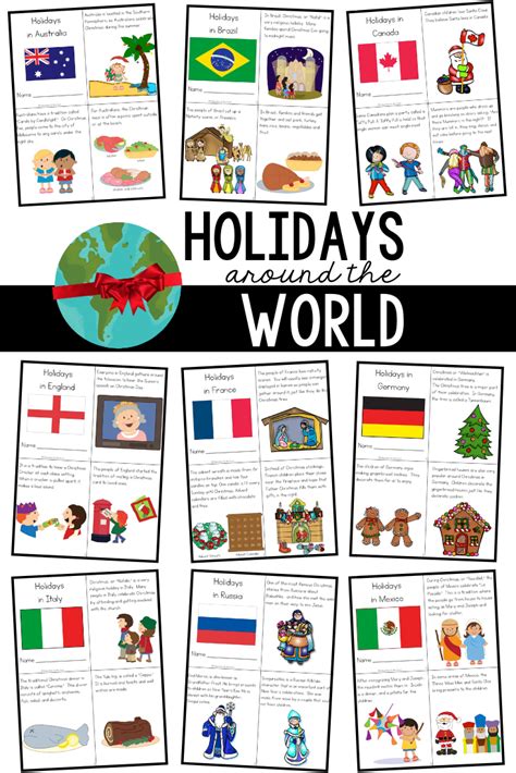 Holidays Around The World Free Printables