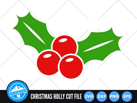 Deck the Halls with Holly Berry SVG: Elevate Your DIY Christmas Crafts with Festive Designs!