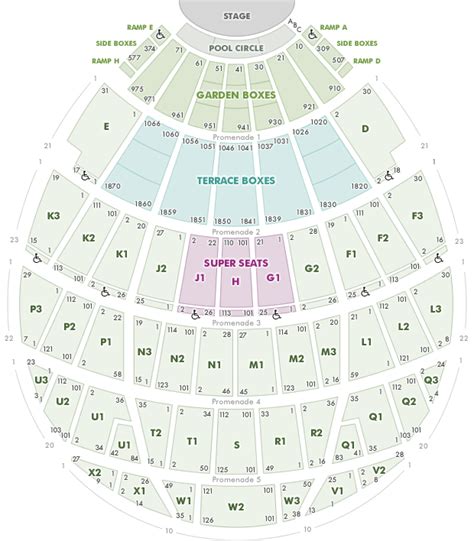 Hollywood Bowl Capacity Seating Chart