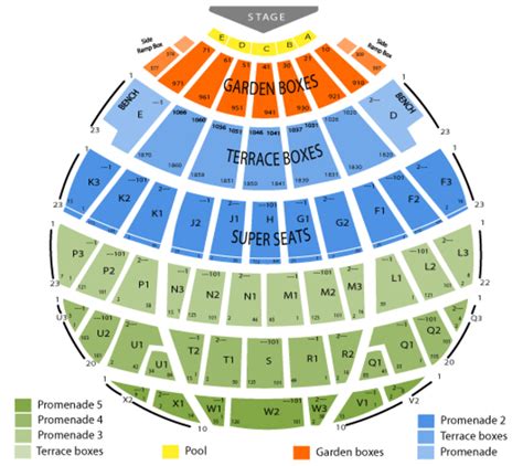 Hollywood Bowl Seating Chart View