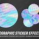 Hologram Sticker Template