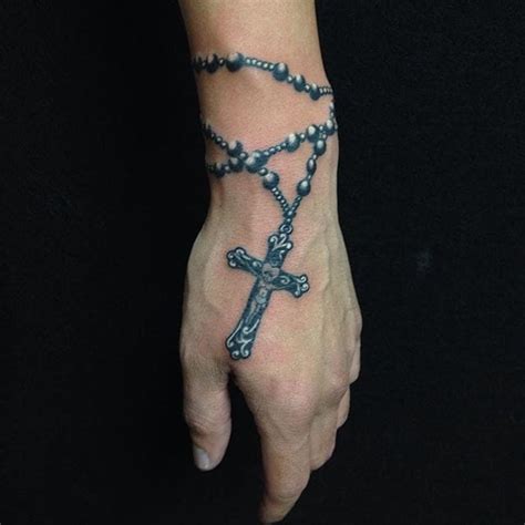75 Brilliant Rosary Tattoo Ideas and Their Meanings Wild