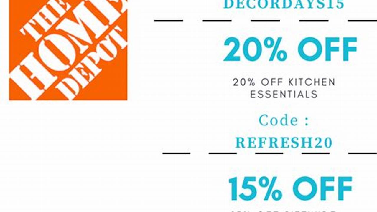 Home Depot Promo Code June 2024