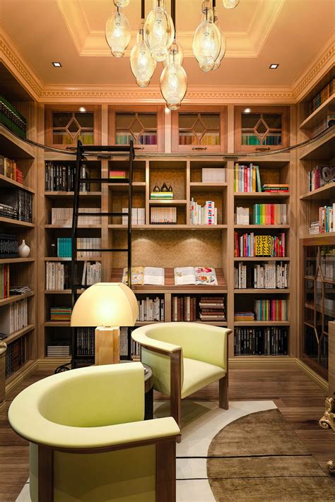Home library furniture ideas with traditional and modern design