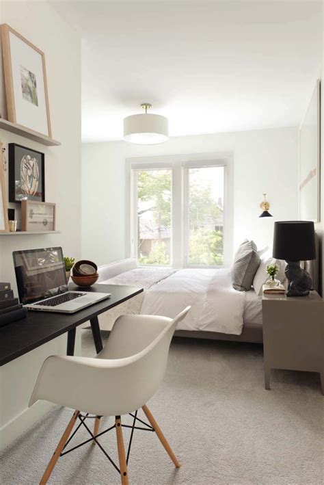 30 Beautiful Home Office Design Ideas For Small Spaces Bedroom office